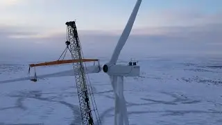 Ветропарк Кольского полуострова. Часть#4. Wind farm Kola peninsula. Part #4 DJI Mavic Air 2.