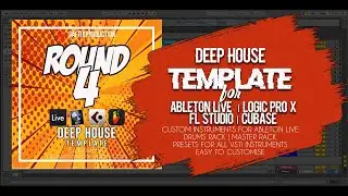 Round Four - Deep Progressive Template for Ableton Live, Logic ProX, Cubase and FL Studio
