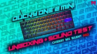 Ducky One 2 Mini Unboxing & Sound Test (Cherry MX Silent Red Switches)