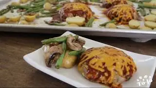BBQ Blended Turkey Meatloaves