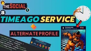 theSocial #8 - Timeago Service | Flutter Social Media App With Backend | Flutter Social Media App