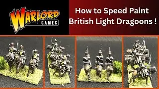 Speed Painting British Light dragoons for Epic Battles - Warlord Games Tutorial