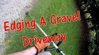 How I Edge My Gravel Driveway