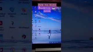 How to hide Desktop 💻 icons windows 10 #pcshortsandMCQ #shorts #ytshorts #computerlearning