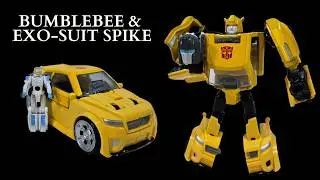 Transformers Takara Tomy Legands LG 54 Bumblebee & Exo Suit Spike