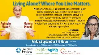 Living Alone? Where You Live Matters.