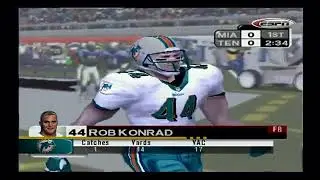 ESPN NFL Primetime 2002 | Miami Dolphins vs Tennessee Titans | Week 1