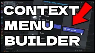 [NEW] - Complete Context Menu Builder Guide || Discord.js V14