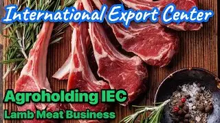 Meat business. A business selling lamb meat. Livestock business. Agricultural industry. IEC.