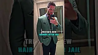 Tristan Tate Shows His New Haircut After Jail