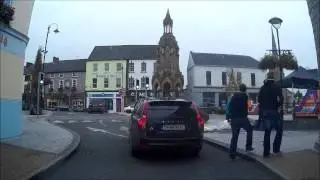 woman knocked over by halloween sign