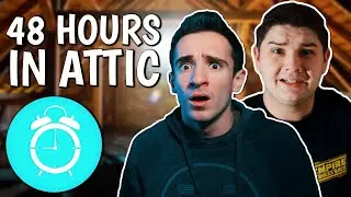 48 HOUR OVERNIGHT CHALLENGE IN ATTIC!