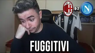 NON DOVEVO NEMMENO ACCENDERE LA TV! ANDAVA SPENTA DOPO 5 MINUTI! Milan Napoli 0-2