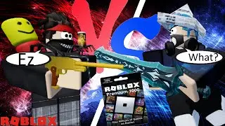 I vs My Cousin In Arsenal For 1000Robux