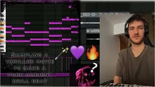 ◊ sampling a thriller movie to make a dark ambient drill beat
