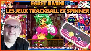 Egret II mini Taito  test des jeux avec trackball et spinner