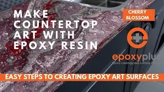 MAKE COUNTERTOP ART WITH EPOXY RESIN