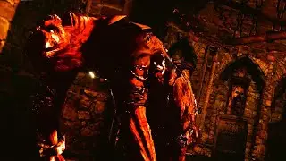 Resident Evil 1 Remaster Coffin Crimson Head Boss Fight (4K HDR)