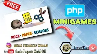 Rock Paper Scissor  using JavaScript | Free source code 😉👍| Genie Projects World 🧞