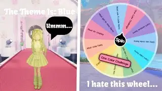 A Wheel Picks My Challenge In Dress To Impress! (It Didn't Go Well)