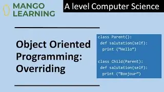 Overriding in Python OOP