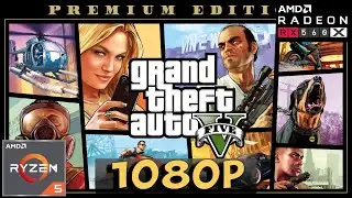 GTA V 1080p Benchmark || RX560x 4GB + Ryzen 5 3550H ||