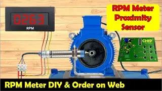 DIY RPM Meter with Proximity Sensor, Fabric Measure | Order any Meter | Urdu Hindi @chipautomation