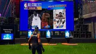 Vote for an NBA Emote - Fortnite x NBA Creative Hub