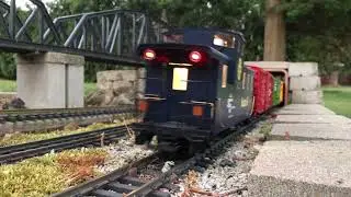 Trains at Dusk