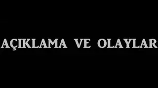 Açıklama Ve Olay