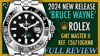 2024 New Release Rolex GMT Master II 'Bruce Wayne' 126710GRNR Review | Why This Watch Stands Out!