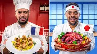 I Ate Viral Foods from Around the World! 🌎