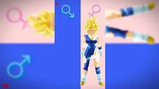 Dragon ball gender bender swap | #dragonball #goku #dbs #shorts