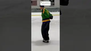 Ice skating with AIR DOLPHIN 🩵😃