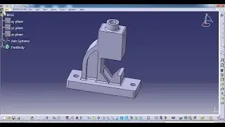 BASE- PIPE VICE ASSEMBBLY CATIA V5 - PART1