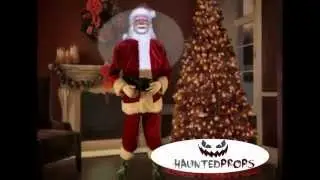 Santa Claus Magic Talking Statue