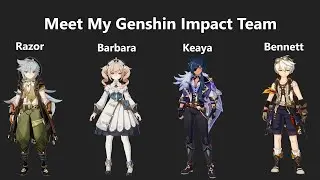 Meet my Genshin team -Shorts