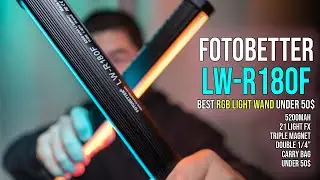 The BEST RGB Light Wand Under 50$ , In-Depth Review on FOTOBETTER LW-R180F