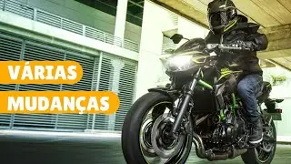 Nova linha 650cc da Kawasaki: 