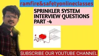 Fire officer interview questions  about sprinkler system in Hindi