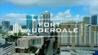 Downtown Ft Lauderdale, Florida | 4K Drone Video