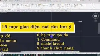 Tông hợp những bài học Autocad cơ bản đến nâng cao.Synthesize basic to advanced Autocad lessons.