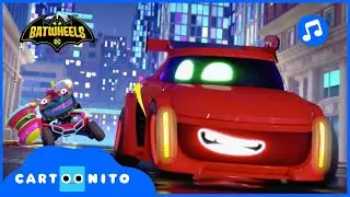 Robin'in Arabası Redbird | BATWHEELS | Cartoonito | Müzik Videosu | Çocuklar İçin Çizgi Film