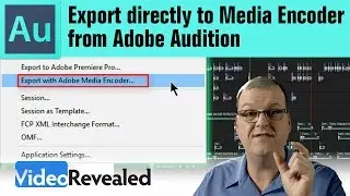 Export directly to Adobe Media Encoder from Adobe Audition