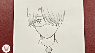 Easy Anime drawing // How to draw Anime step by step // beginners // tutorial //