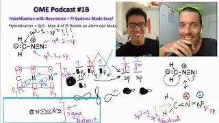 Tricky Diazomethane Hybridization & Resonance Made Easy! | OME Pod Ep. 1B Organic Chemistry
