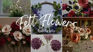 Felt Flowers by FumikaSaku