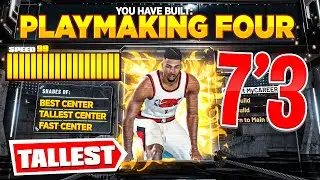 TALLEST ISO BUILD ON NBA 2K21! PRO DRIBBLE ANIMATIONS & SPEED BOOSTING CENTER BUILD!