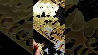 Laser luch moguch. Лазерная резка. Акрил зеркальный. Золото