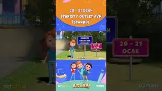 🤩Aslan ve arkadaşları 20-21 Ocak tarihlerinde Starcity Outlet Avm- İstanbul’da! #shorts